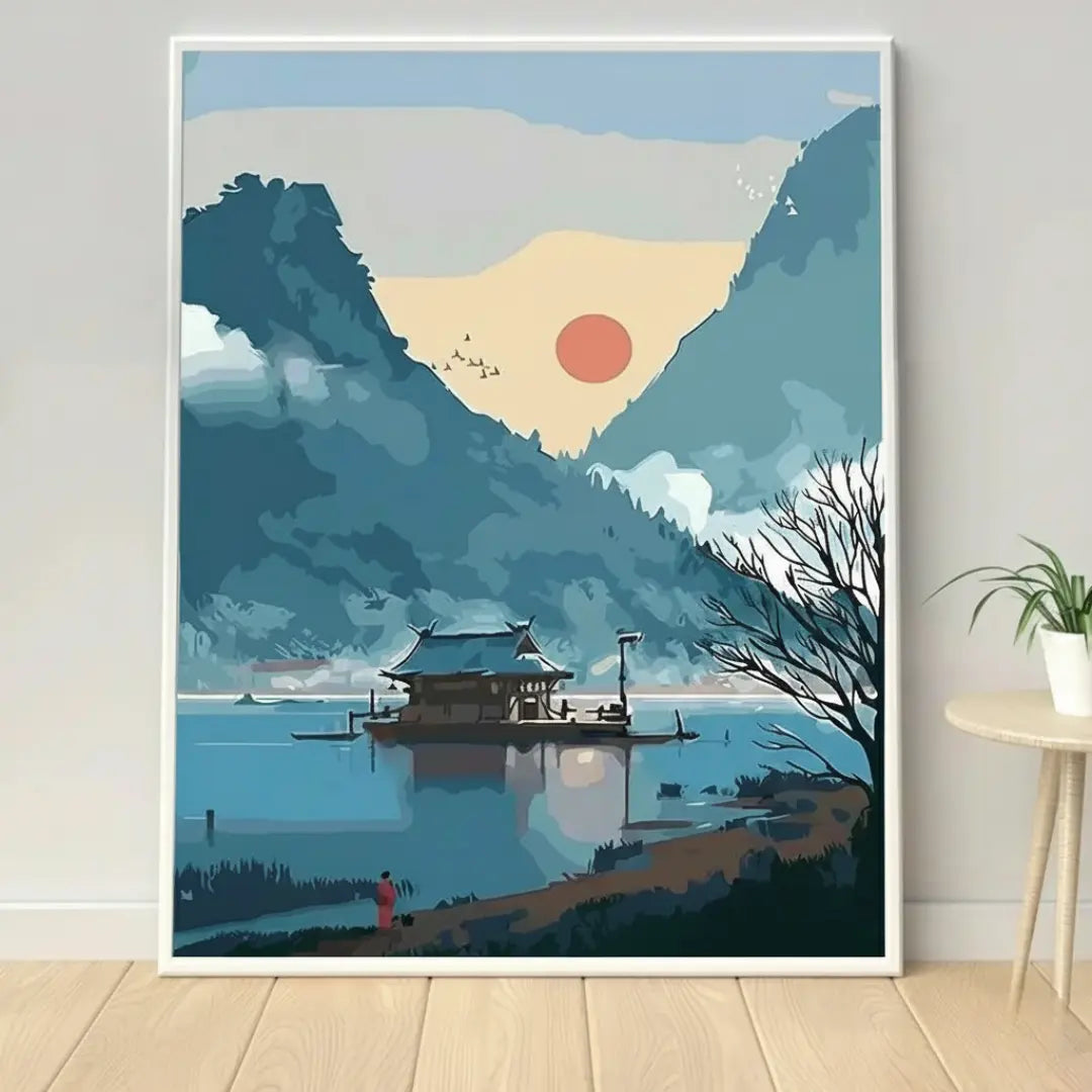 Kit de peinture Sérénité Japonaise au Crépuscule Itowss