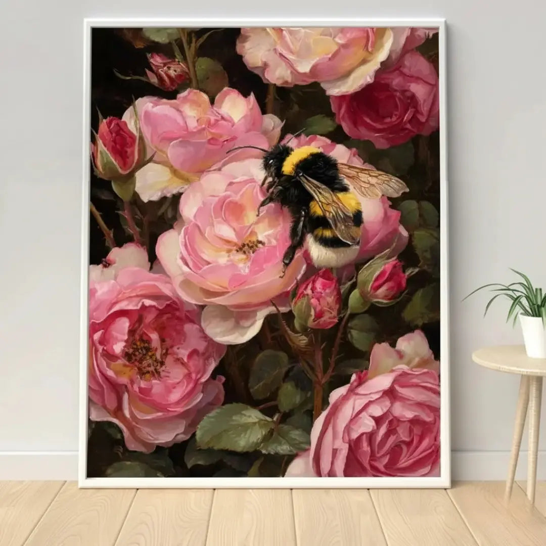 Kit de peinture Fleurs roses Itowss