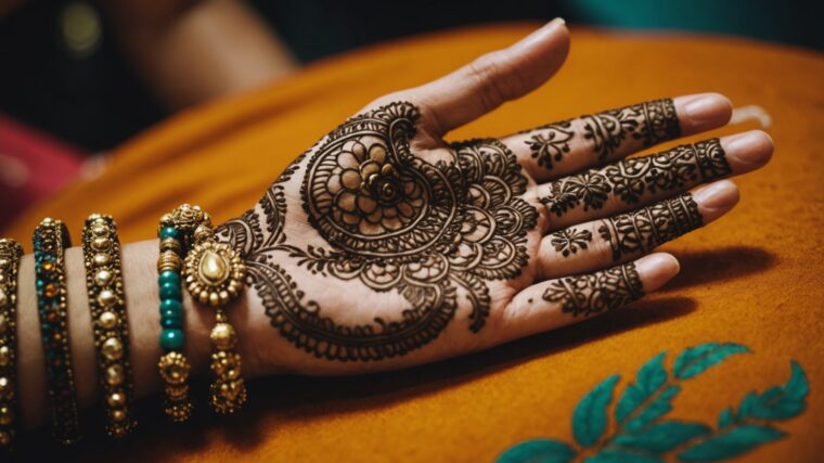 Explorez les dernières tendances du mehndi pour embellir vos mains avec style