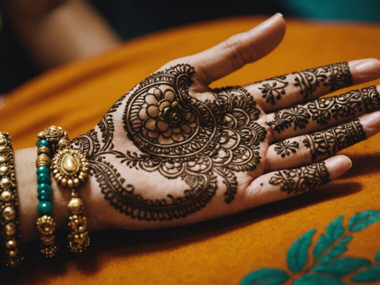 Explorez les dernières tendances du mehndi pour embellir vos mains avec style
