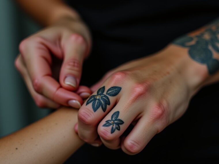 Décryptage des symboles des tatouages aux doigts chez la femme : signification et messages cachés