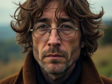 Qui accompagne John Lennon sur la photo originale ?