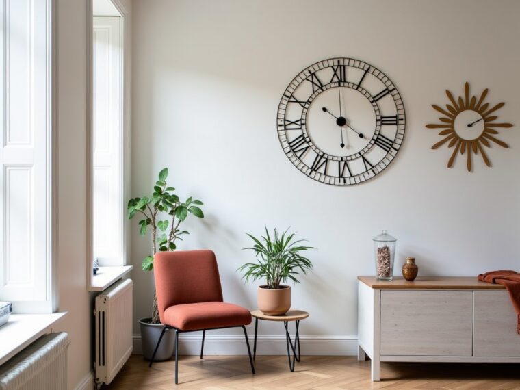Guide pour sélectionner l'horloge murale design idéale et sublimer votre décoration intérieure