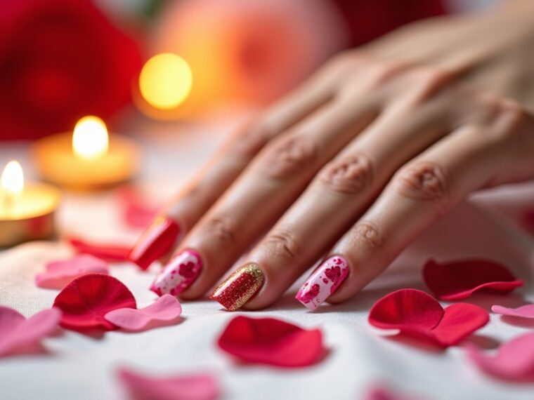 Nail Art en Gel pour la Saint-Valentin : Inspirations Romantiques et Élégantes
