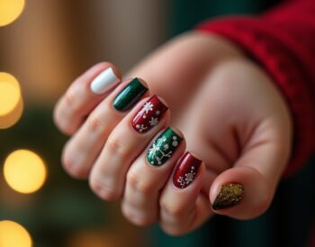 Designs d'ongles festifs : inspirations chics et tendances pour briller pendant les fêtes