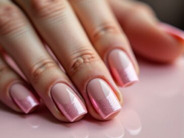 French manucure revisitée : des ongles sophistiqués sublimés par un nail art élégant