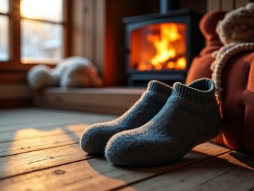 La chaussette en molleton : le secret douillet pour affronter le froid avec style